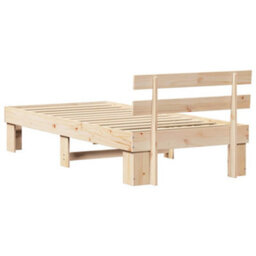 Walplus Bed Frame With Headboard Brown 90 X 200 Cm - thumbnail 7