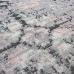 Melrose Colorama Traditional Design Grey/pink Large Indoor Area Rug 160/230Cm - thumbnail 2