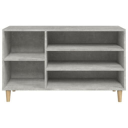 Berkfield Shoe Cabinet Concrete Grey 102X36X60 Cm Engineered Wood - thumbnail 5