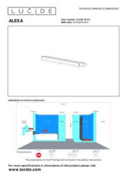 Lucide Alexa 13W Led Over Mirror Light Matt Gold - thumbnail 6
