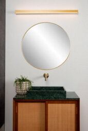 Lucide Alexa 13W Led Over Mirror Light Matt Gold - thumbnail 4