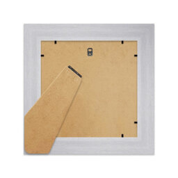 "17X17"" Silver Picture Frame - 17X17"" Square Frame With 15X15"" Mount For 17X17""/15X15"" Pictures Moderrn Style Thin Edge, 1 Pack" - thumbnail 3