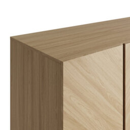 Gfw Catania 3 Door 4 Drawer Wardrobe Euro Oak - thumbnail 4