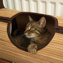 Rosewood Bamboo Radiator Cat Bed - thumbnail 4