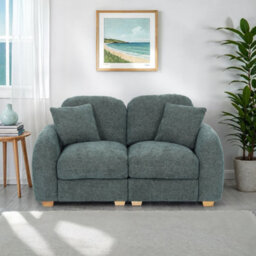 Cloud Moss Green 2 Seater Sofa - Fully Assembled By Roseland Furniture - thumbnail 4