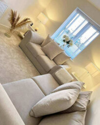 Home & Love Dylan 3+2 Sofa Set Seater Sofa Set Cream Luxury