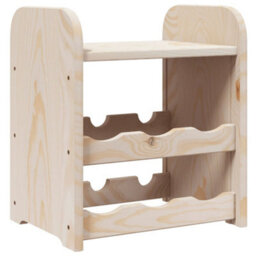 Walplus Wine Rack With Top Board 33X25X37 Cm Solid Wood Pine - thumbnail 7