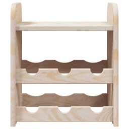 Walplus Wine Rack With Top Board 33X25X37 Cm Solid Wood Pine - thumbnail 5