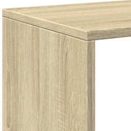 Berkfield Room Divider Bookcase Sonoma Oak 67X25X161.5 Cm Engineered Wood - thumbnail 9