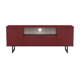 Marsala Ready Assembled Matt Red Tv Unit & 1 Drawers, (H)56.6Cm X (W)144Cm X (D)39.5Cm - thumbnail 6
