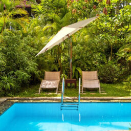 Costway 2.7M Outdoor Patio Umbrella Garden Parasol Sun Shade Market Umbrella W/ 8 Ribs - thumbnail 3