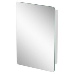 Affine Single Door Bathroom Mirror Cabinet Cupboard Stainless Steel Wall Mounted 460X660mm - thumbnail 6