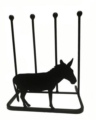 Poppy Forge 2 Pair Boot Rack - Donkey - Steel - L29 X W39 X H48 Cm - Black - image 1