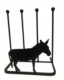 Poppy Forge 2 Pair Boot Rack - Donkey - Steel - L29 X W39 X H48 Cm - Black