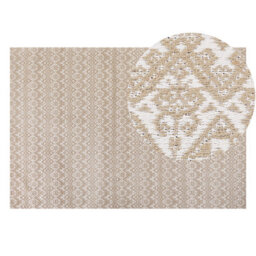 Beliani Rug Atima Beige 160 X 230 Cm Jute - thumbnail 1