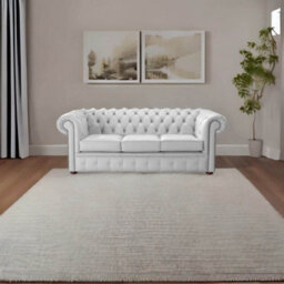 Chesterfield 3 Seater Shelly Seely Leather Sofa Bespoke In Classic Style - thumbnail 2