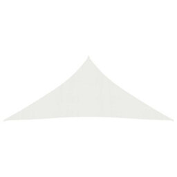 Berkfield Sunshade Sail 160 G/m2 White 5X7X7 M Hdpe - thumbnail 2