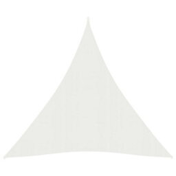 Berkfield Sunshade Sail 160 G/m2 White 5X7X7 M Hdpe - thumbnail 1