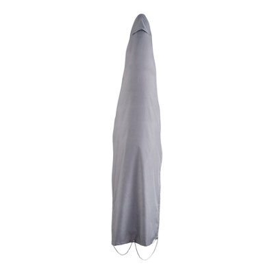 GoodHome Grey Parasol Cover (H) 2400mm X (W) 450mm - image 1