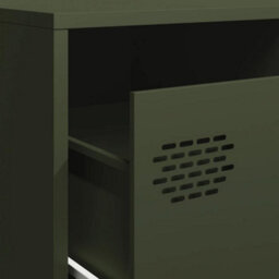 Berkfield Tv Cabinet Olive Green 202X39X43.5 Cm Cold-Rolled Steel - thumbnail 9