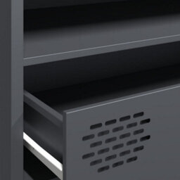Berkfield Tv Cabinet Anthracite 202X39X43.5 Cm Cold-Rolled Steel - thumbnail 9
