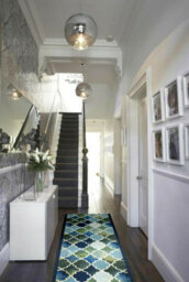 "Bravich Hard Wearing Non-Slip Kitchen Runner Mat - Blue Anejo - 2'2""x1'ft (66X30Cm)" - thumbnail 3