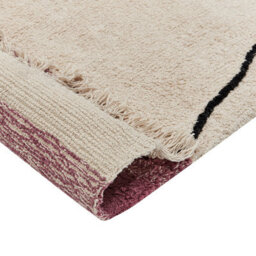 Beliani Rug Afsar Light Beige 140 X 200 Cm Cotton - thumbnail 5