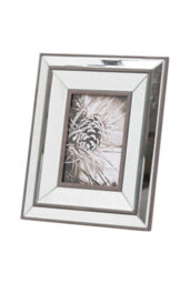 Tristan Mirror, Wood Frame Elegant Home Decor - thumbnail 1