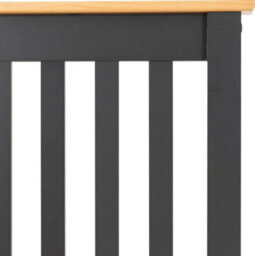 Seconique Monaco 3Ft Single Bed Low Foot End In Grey And Oak - thumbnail 5