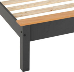Seconique Monaco 3Ft Single Bed Low Foot End In Grey And Oak - thumbnail 7