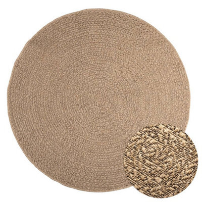 Berkfield Rug Zizur 160 Cm Jute Look Indoor And Outdoor - image 1