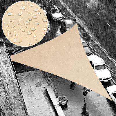Yellow 4X4X4M Triangular Shade Sail Waterproof - image 1