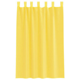 Berkfield Voile Curtains With Loops 2 Pcs Yellow 140X175 Cm - thumbnail 4