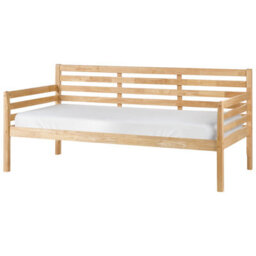 Beliani Daybed Wood Theza 90 X 200 Cm (Eu Single) Natural - thumbnail 1