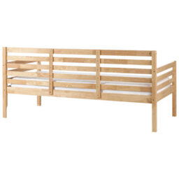 Beliani Daybed Wood Theza 90 X 200 Cm (Eu Single) Natural - thumbnail 5