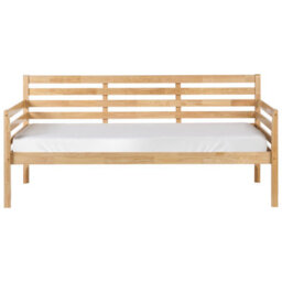 Beliani Daybed Wood Theza 90 X 200 Cm (Eu Single) Natural - thumbnail 4