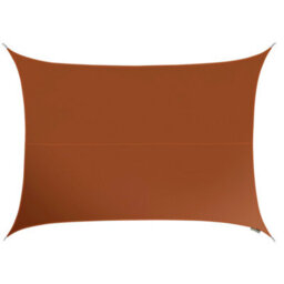 Kookaburra 5M X 4M Rectangle Water Resistant Terracotta Garden Patio Sun Shade Sail Canopy 96.5% Uv Block With Free Rope
