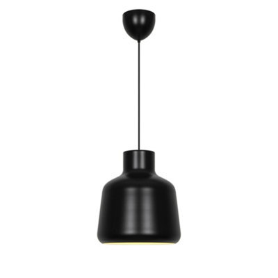 Nordlux Louella Indoor Pendant Light Black Metal E27 White Inner - Mains Powered, Ip20 - image 1