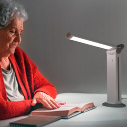Daylight Twist 2 Led Desk Lamp Foldable Portable & 3-Step Dimmer For Home & Craft - thumbnail 5