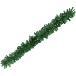 Tectake Christmas Garland - Artificial With Frosted Tips, 2.7 M - Green - thumbnail 2