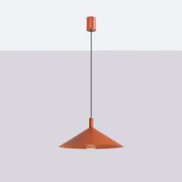 Sollux Lighting Nox Steel Red Ochre 1 Lights Modern Pendant Lamps - thumbnail 2