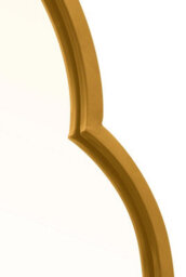 Mirroroutlet The Duplici Gold Metal Framed Double Arched Oval Wall Mirror 170Cm X 59M - thumbnail 4
