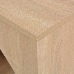 Berkfield Durable Bar Table With Cabinet Oak 115X59X200 Cm - thumbnail 4