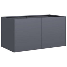 Berkfield Planter Anthracite 80X40X40 Cm Cold-Rolled Steel - thumbnail 2