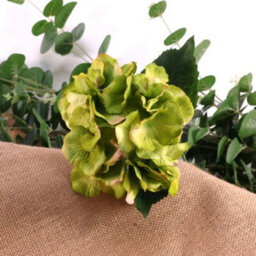 Hydrangea Pick 3 Pack - Green Artificial Flowers - thumbnail 2