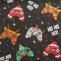 Ohs Xmas Gaming Bedding Set Reversible Duvet Cover With Pillowcase - Double - thumbnail 4