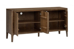 Wyld Haus Manaus Walnut Wood Grain Four Door Sideboard - thumbnail 7
