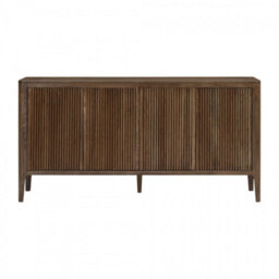 Wyld Haus Manaus Walnut Wood Grain Four Door Sideboard - thumbnail 3
