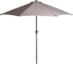 Marco Paul 1.9M Grey Garden Parasol With Cover, Crank Handle, Steel Pole & Vent - thumbnail 3