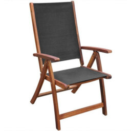 Berkfield 9 Piece Outdoor Dining Set With Cushions Solid Acacia Wood - thumbnail 8